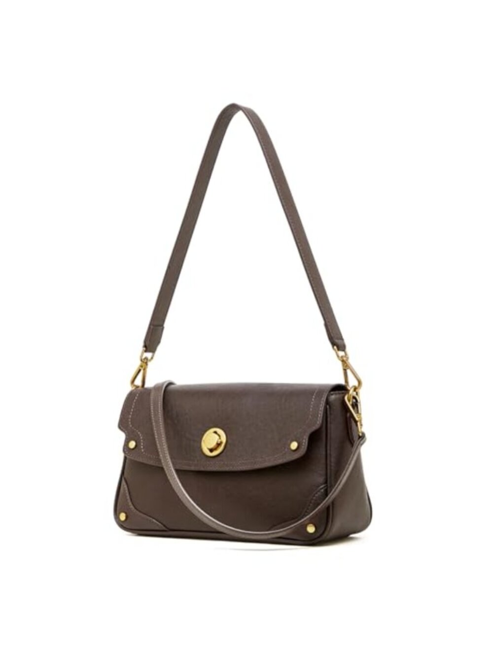 Genuine Leather Crossbody Bag Adjustable Shoulder Purse